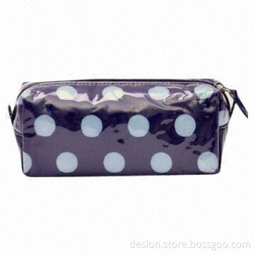 PVC cosmetic with unique pattern, ideal for gift/promotions, comes in various colors